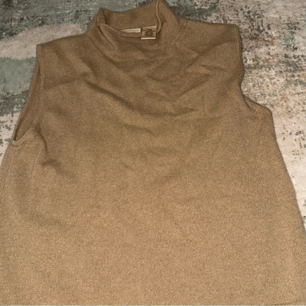 Apostrophe Tan Turtleneck cashmere Sweater